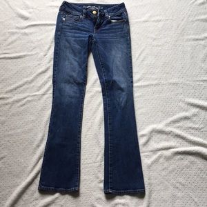American Eagle Outfitters blue jeans